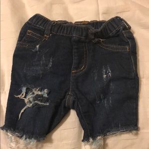 Baby Cutoff/Distressed Shorts 0-3
